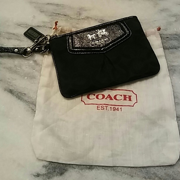 Coach Accessories - Coach wallet purse black evening wristlet clutch
